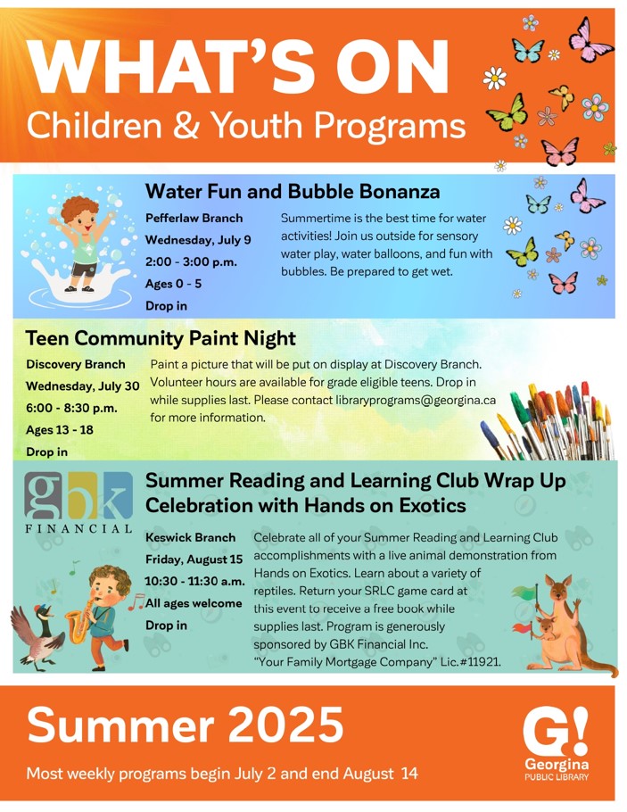 What's On Guide for Summer